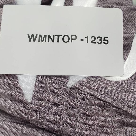 Knox Rose Brand Women's Lavender Sleeveless Tunic With Buttons Size-XL - Picture 7 of 7